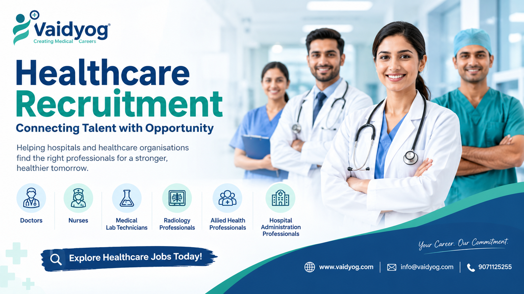 Healthcare Recruitment in India: Hiring Medical Professionals | Vaidyog