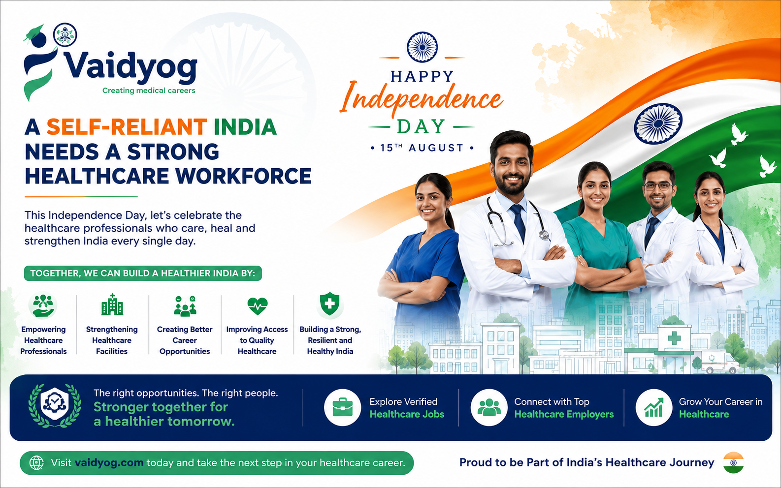 A Self-Reliant India Needs a Strong Healthcare Workforce 